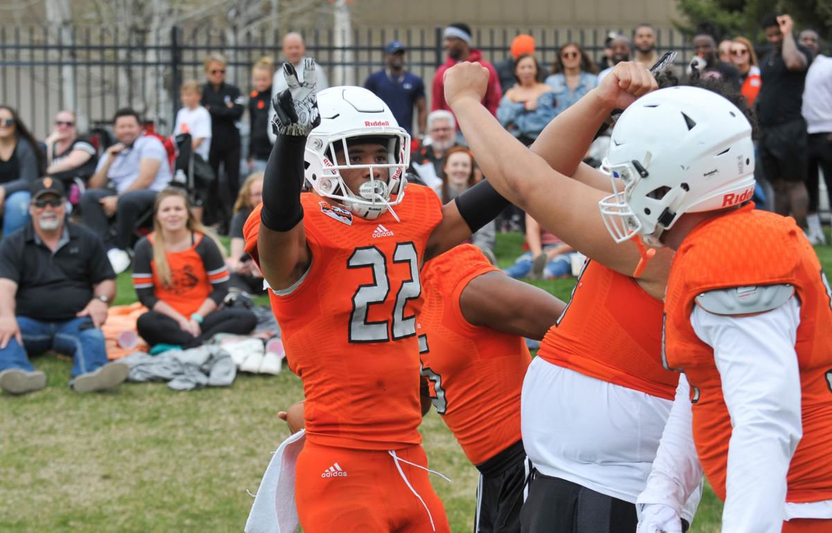 Caleb Brown spring game